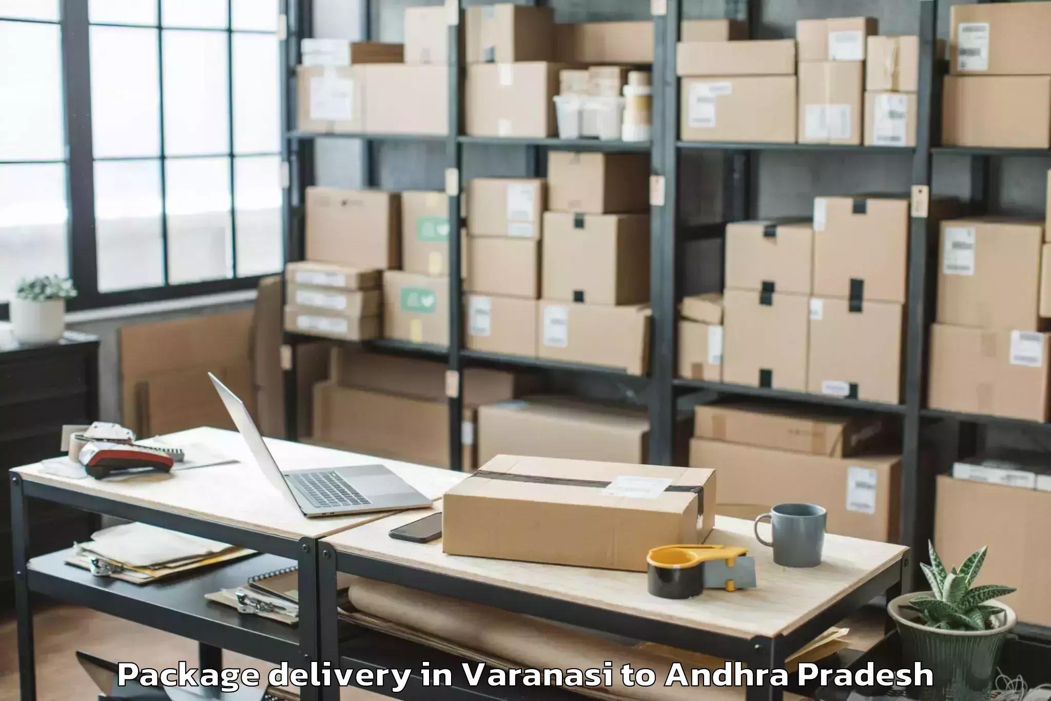 Top Varanasi to Maddikera East Package Delivery Available